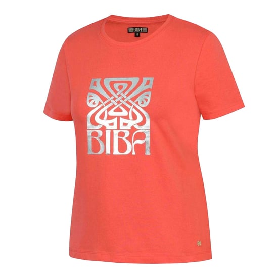 Biba Dames/Dames Logo T-Shirt (Roze) - Image 3