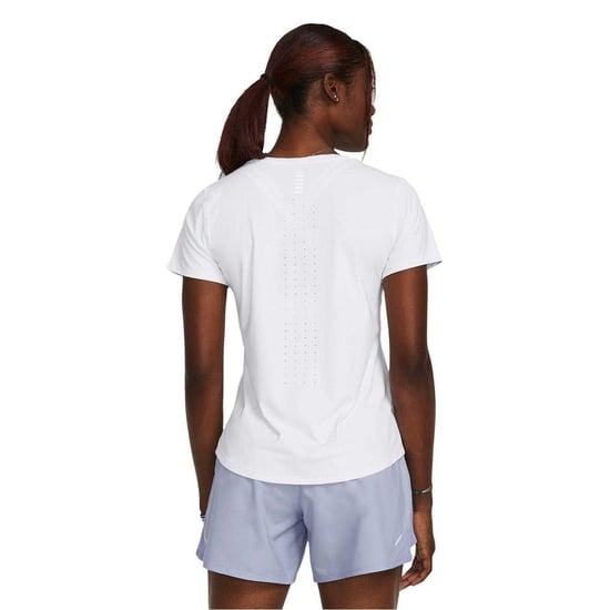 Under Armour Dames Launch Crew Neck Regular T-Shirt (Wit/Reflecterend) - Image 2