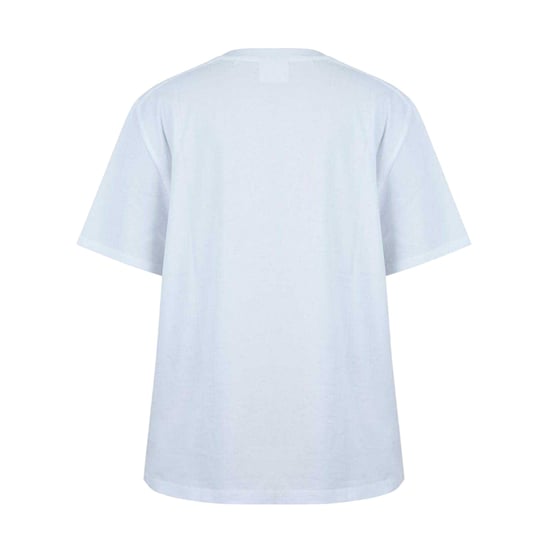 SoulCal Womens/Ladies Palm Tree Oversized T-Shirt (White/Green) - Image 2