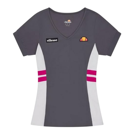 Ellesse T-shirt med V-ringning för damer från Lowery (Mörkgrå) - Image 1