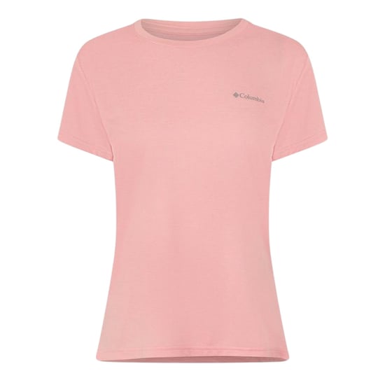 Columbia Womens/Ladies Bluevista Hill Crew Neck T-Shirt (Pink) - Image 1