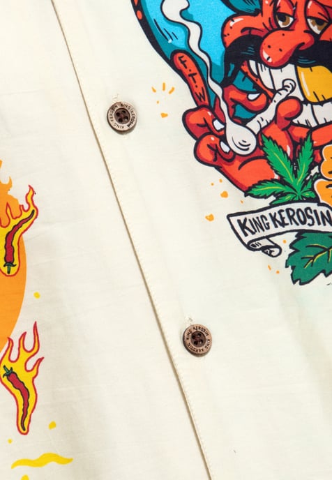 King Kerosin Herren Hawaii Hemd Acapulco Gold - Image 5