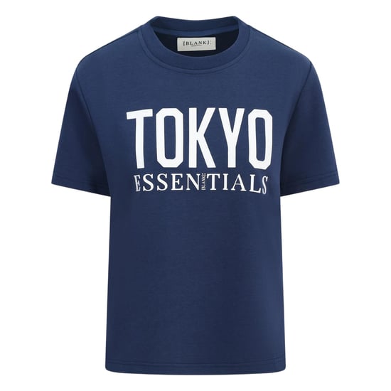 Blank Essentials Womens/Ladies Tokyo T-Shirt (Navy) - Image 2