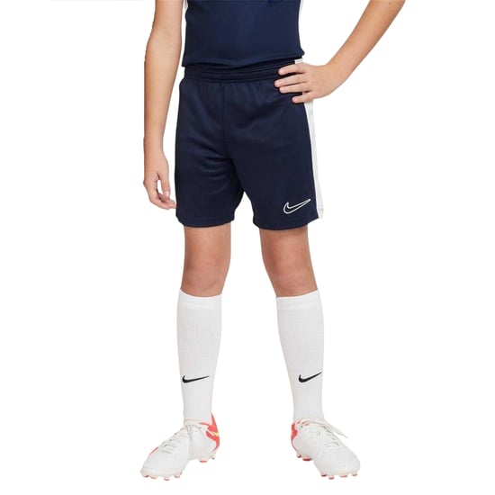 Nike Shorts met kinderlogo (Effen marineblauw/effen wit) - Image 1