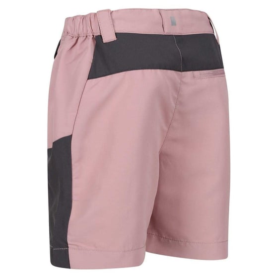 Regatta Sorcer Colour Block Shorts för barn/ungdomar (Dusky Rose/Slate Grey) - Image 4