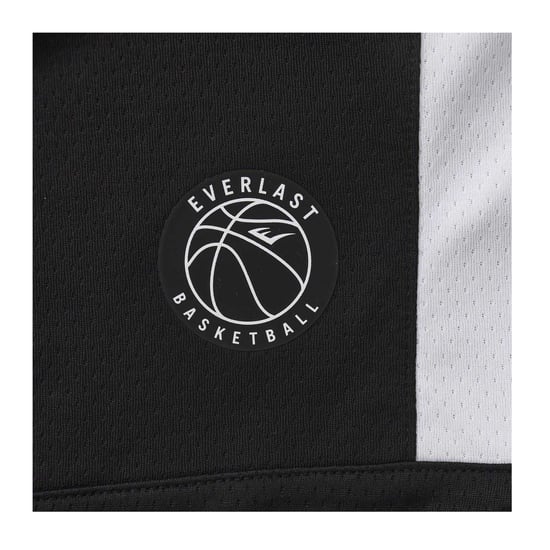 Everlast Basketbal Shorts Kinderen/Kinderen Zijpanelen (Zwart/Rood) - Image 3