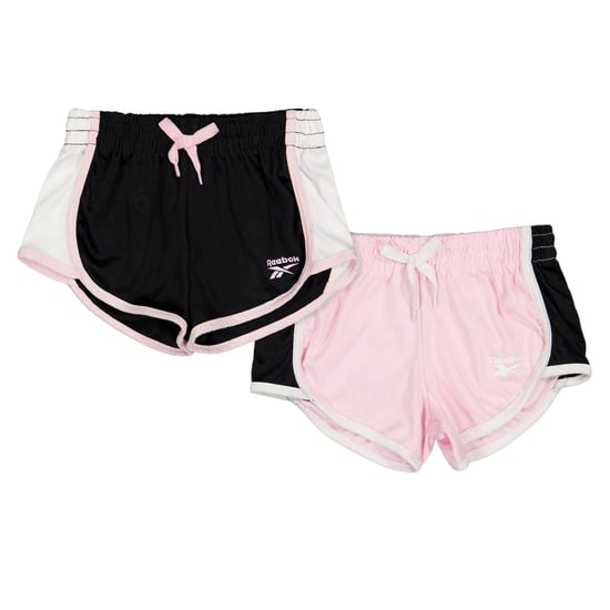Reebok Meiden hardloopshorts (set van 2) (Pink Lady/Zwart) - Image 1