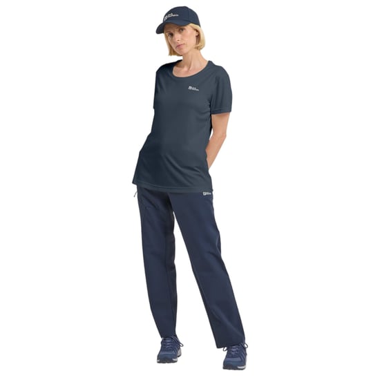 Jack Wolfskin Womens/Ladies Tech Regular T-Shirt (Midnight Blue) - Image 1