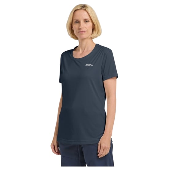 Jack Wolfskin Womens/Ladies Tech Regular T-Shirt (Midnight Blue) - Image 4
