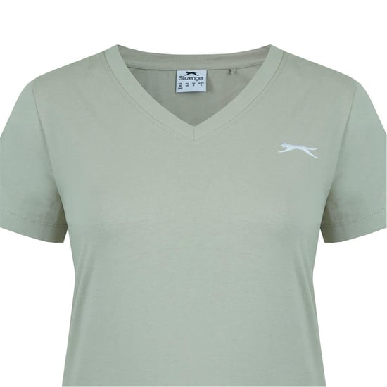 Slazenger Dames/Dames T-Shirt (Mosgroen) - Image 4