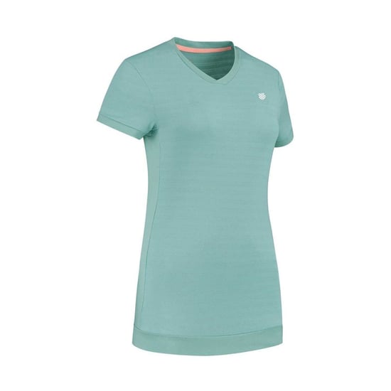 K-Swiss T-shirt med V-hals för dam och dam (Blå) - Image 2