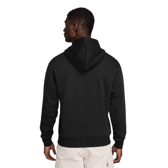 Nike Mens Air Jordan Essential Fleece Pullover Hoodie (Black/White) - Image 2