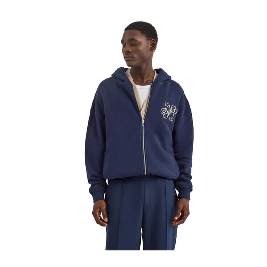 Nautica Heren Strat Full Zip Hoodie (Donkere marine) - Image 2