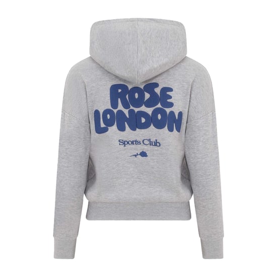 Rose London Hoodie met trekkoord – populair bij alle meisjes (Grijze Mergel) - Image 2