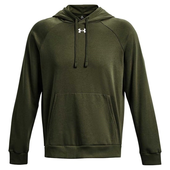 Under Armour Heren fleece hoodie (Marine/Wit) - Image 2