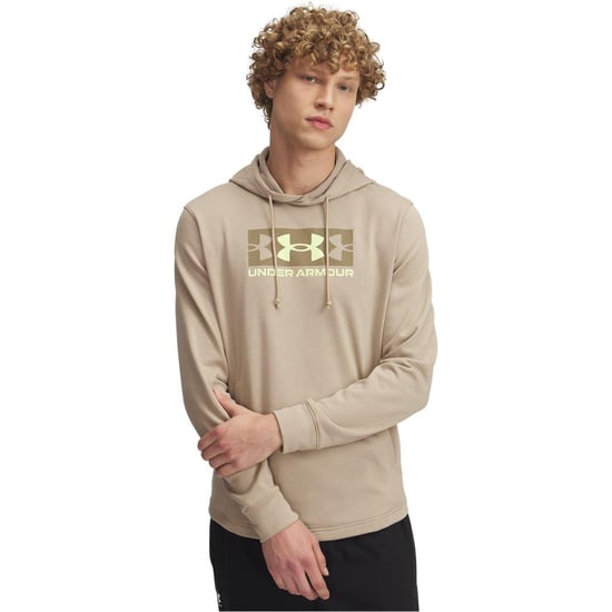 Under Armour Heren Rival Logo Franse Terry Hoodie (Bruin) - Image 2