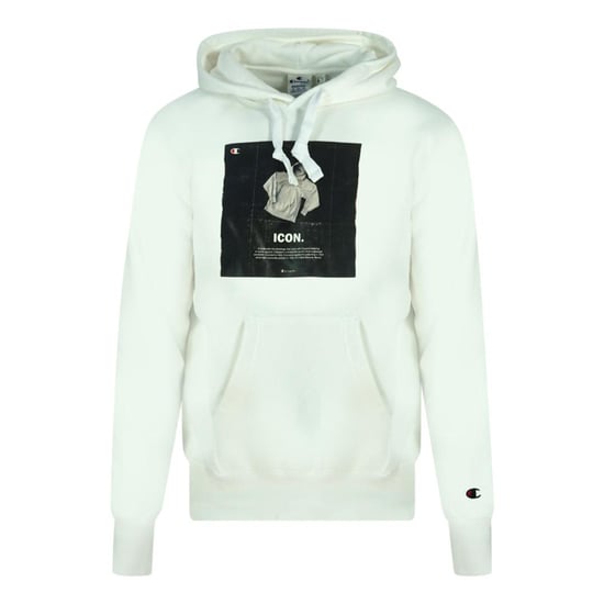 Champion Heren Icon Logo Hoodie (Wit) - Image 1