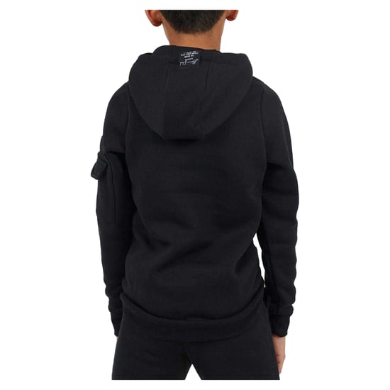 Brave Soul Jongens Trekkoord Hoodie (Zwart/Wit) - Image 2