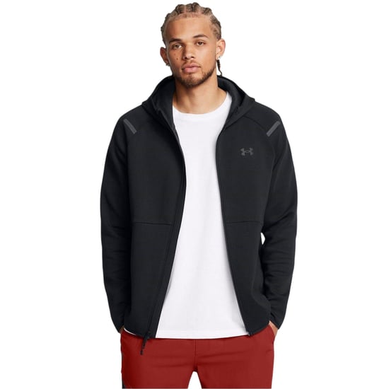 Under Armour Mens Unstoppable Hoodie med full dragkedja (Svart) - Image 1