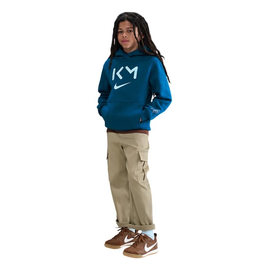 Nike Kinders/Kids Kylian Mbappe Hoodie (Afgrond blauw) - Image 1