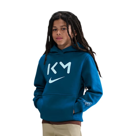 Nike Kinders/Kids Kylian Mbappe Hoodie (Afgrond blauw) - Image 2