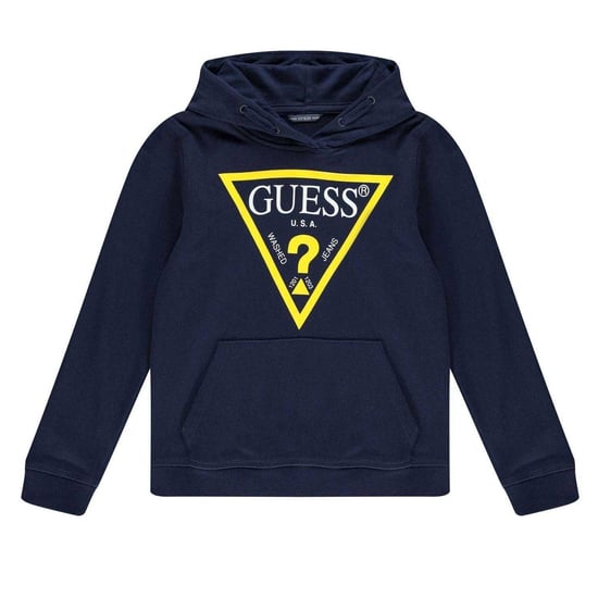 Guess Childrens/Kids Oth Logo Drawstring Hoodie (Blue) - Image 1