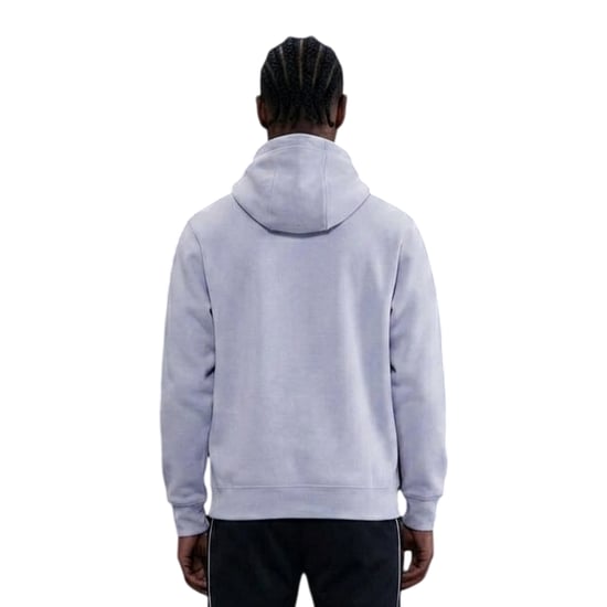 Nike Mens Club Fleece Pullover Hoodie (Ghost/Vit) - Image 2