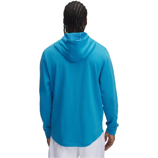 Under Armour Heren Rival Logo Franse Terry Hoodie (Blauw) - Image 3
