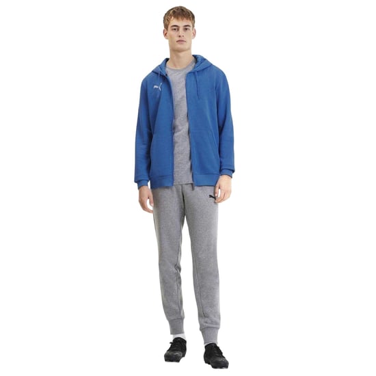 Puma Heren TeamGoal 23 Casuals Full Zip Hoodie (Elektrisch blauwe limonade) - Image 1