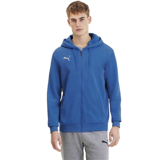 Puma Heren TeamGoal 23 Casuals Full Zip Hoodie (Elektrisch blauwe limonade) - Image 4