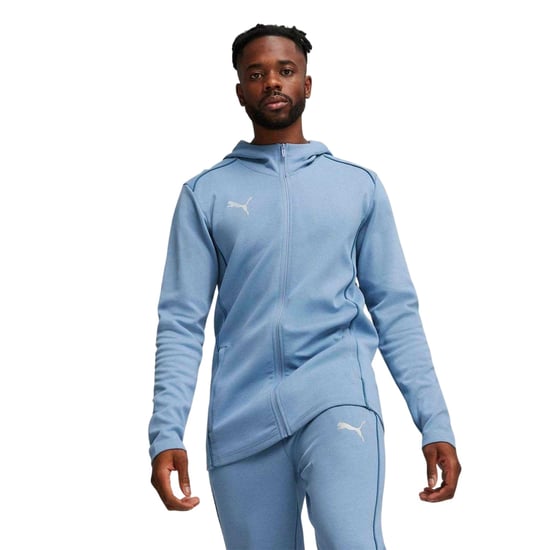 Puma Mens Hooded Jacket (Blue) - Image 4