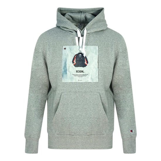 Champion Heren Icon Logo Hoodie (Grijs) - Image 1