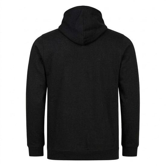 Kappa Heren Pullover Hoodie Katoenmix (Zwart) - Image 2