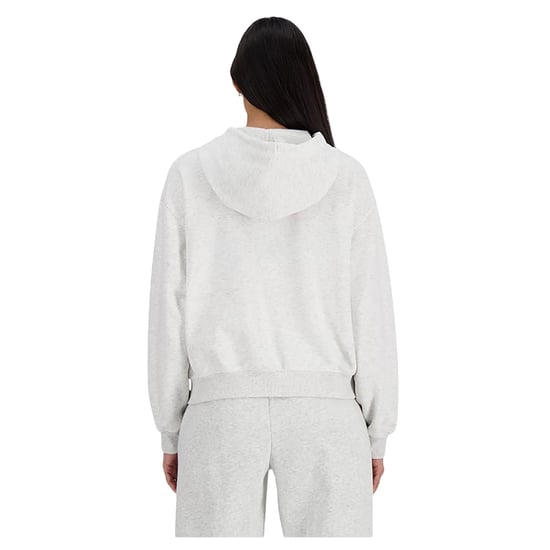 New Balance Dames/Dames Full Zip Hoodie (Grijs Marl Marl) - Image 2