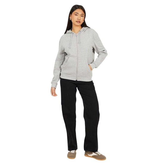 Brave Soul Dames/Dames Sweat Jacket (Grijs Marl Marl) - Image 1