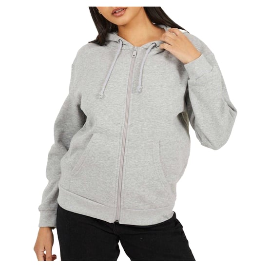 Brave Soul Dames/Dames Sweat Jacket (Grijs Marl Marl) - Image 2