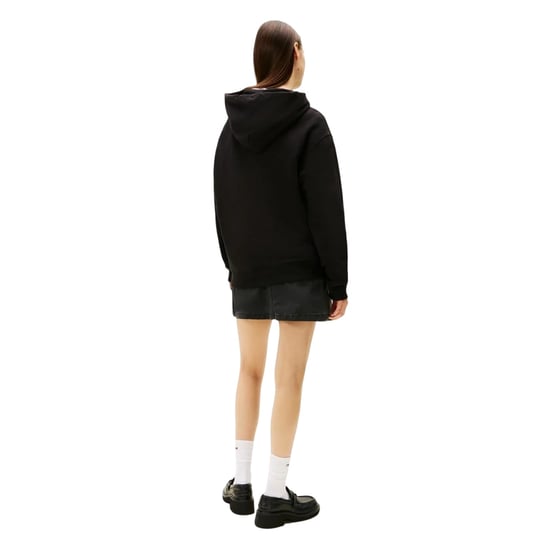 Tommy Jeans Hoodie van katoen met normale pasvorm voor dames (Zwart) - Image 3