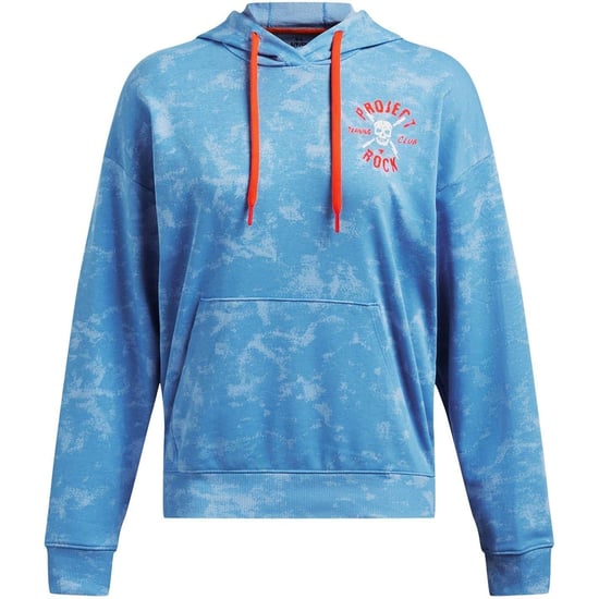 Under Armour Dames Tie Dye Franse Terry Relaxed Fit Hoodie (Blauw) - Image 2
