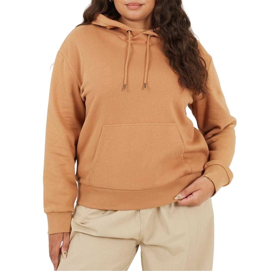 Brave Soul Effen hoodie met lange mouwen voor dames (Kameel) - Image 2