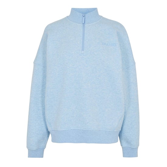 USA Pro Dames/Dames Sweatshirt met Kwart Ritssluiting (Blauwe mergel) - Image 2