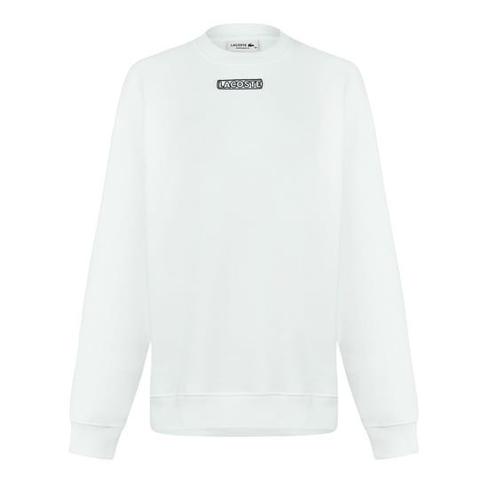 Lacoste Dames Crew Neck Regular Lange Mouwen Sweatshirt (Wit) - Image 1