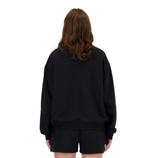 New Balance Womens/Ladies Virgin Wool Crew Neck Top (Black) - Image 2