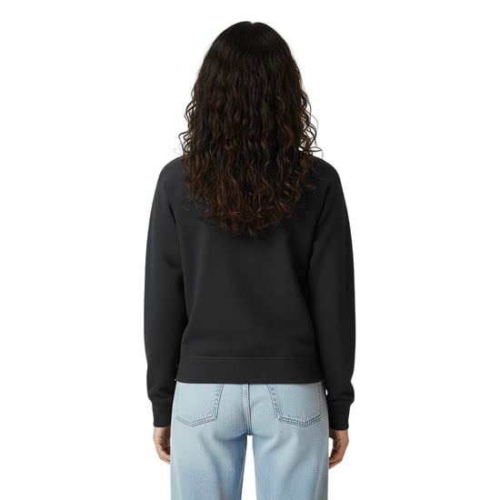 Jack Wills Dames/Dames Hunston Grafisch Sweatshirt met Ronde Hals (Zwart) - Image 4