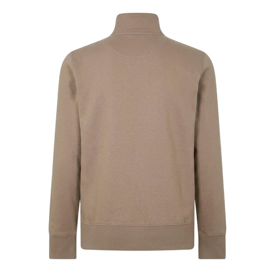 Jack Wills Mens Barchester Quarter Zip Sweatshirt (Fawn) - Image 2