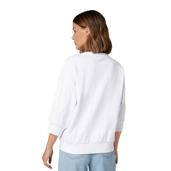 Armani Exchange Dam 3/4 Ärmsa Sweatshirt (Vit) - Image 2