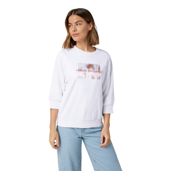 Armani Exchange Dam 3/4 Ärmsa Sweatshirt (Vit) - Image 3