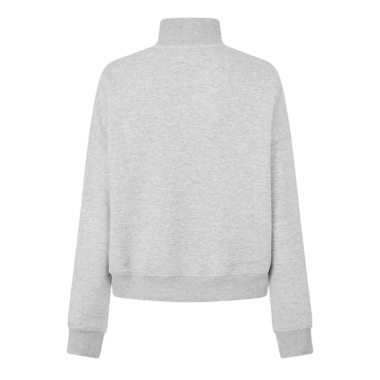 Jack Wills Dames/Dames Honeylane Sweatshirt met halve rits (Grijze Mergel) - Image 3