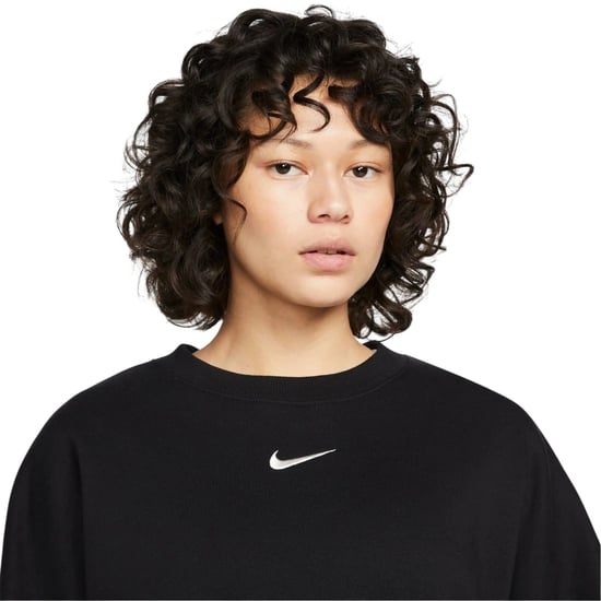 Nike Dames Phoenix Fleece Crew Neck Oversized Sweatshirt (Zwart) - Image 3
