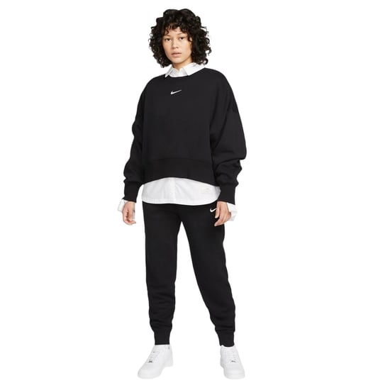 Nike Dames Phoenix Fleece Crew Neck Oversized Sweatshirt (Zwart) - Image 4