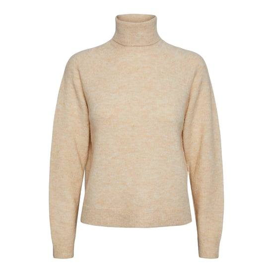 Pieces Dames-sweater met col en raglanmouwen (Witkap grijs) - Image 2